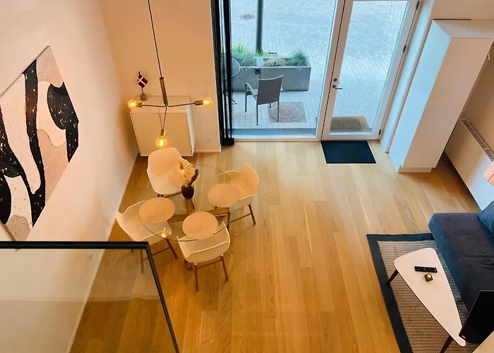 Exclusive Aalborg Harbourfront Apartment With Private Entrance